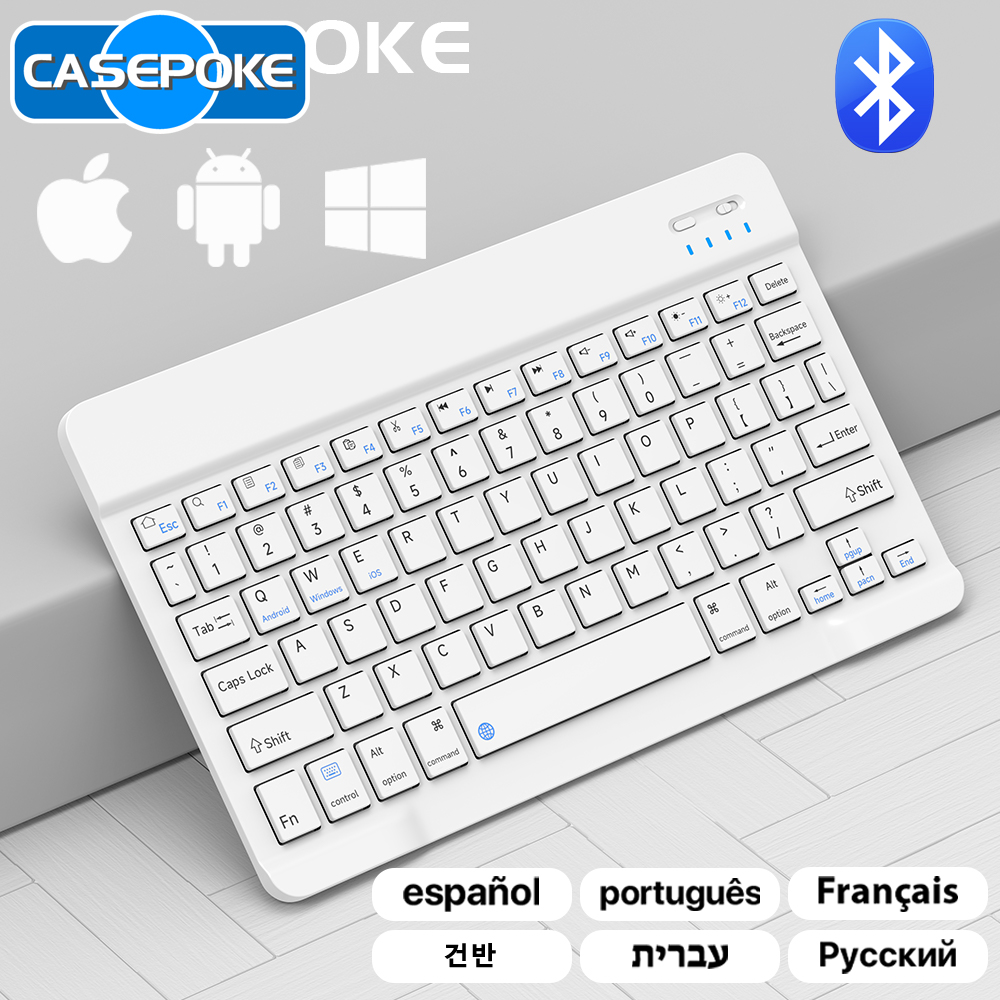 Laptop Accessories Combo - CASEPOKE For iPad Bluetooth Keyboard Mouse