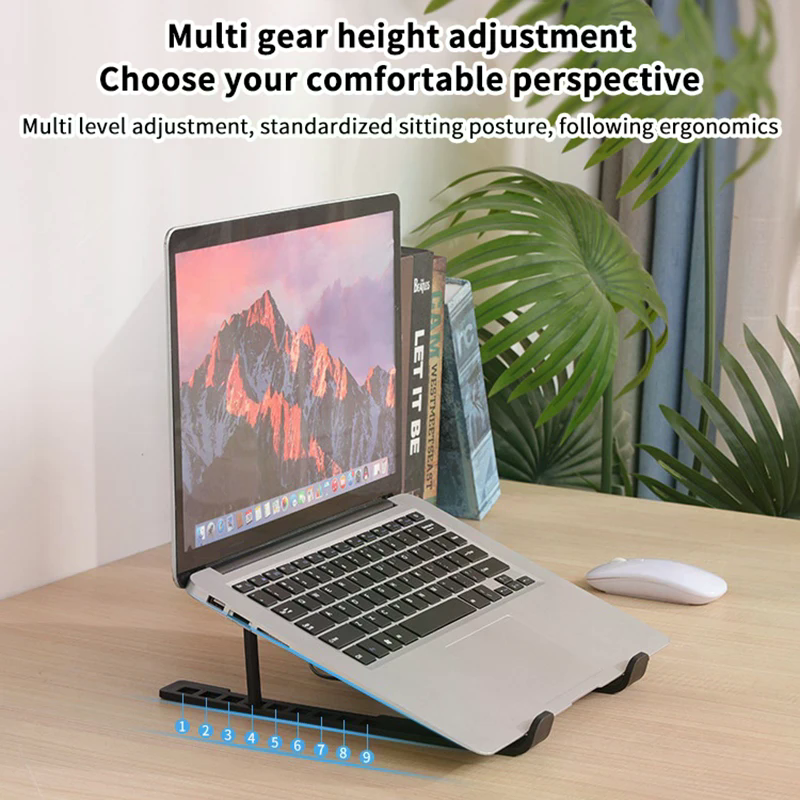 Laptop Accessories Organizer - Foldable Laptop Cooling Pad Portable Notebook