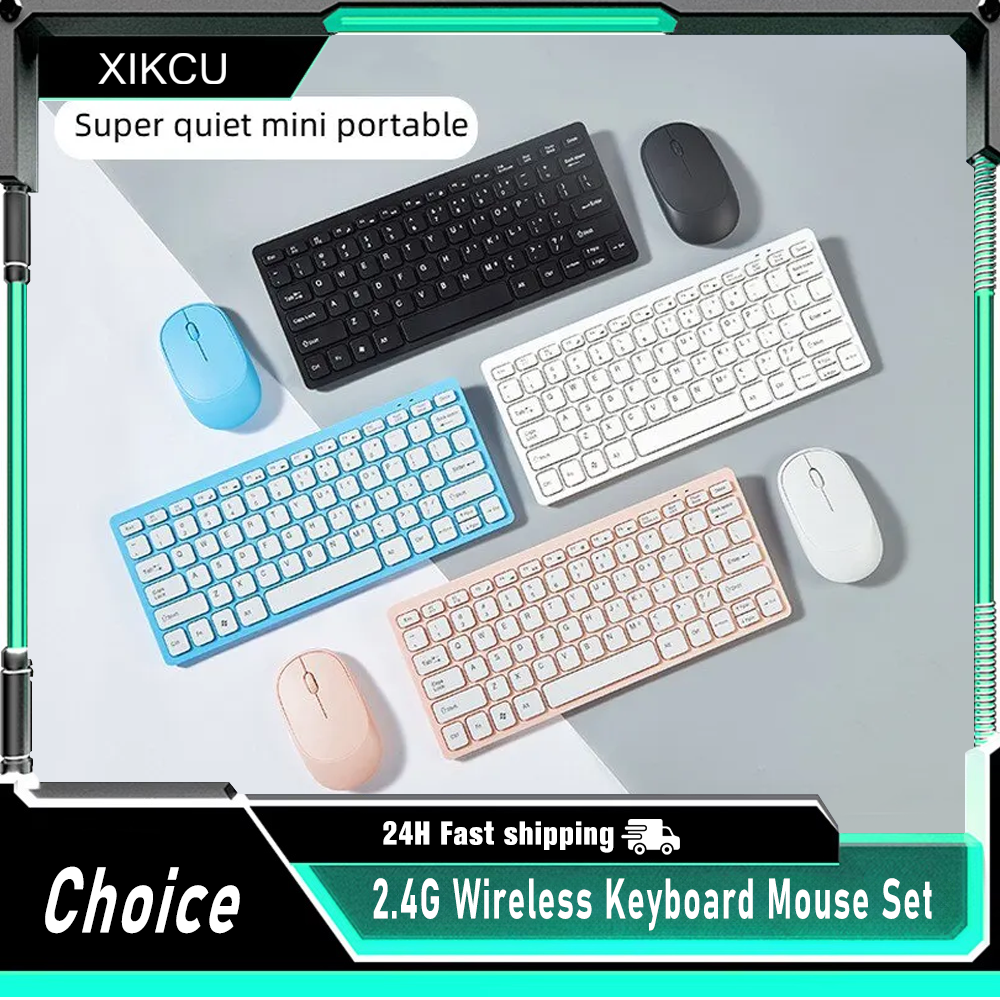 Laptop Accessories Combo - 2.4G Wireless Keyboard and Mouse Protable