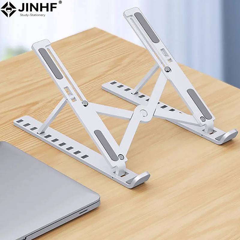 Laptop Accessories Organizer - Plastic Laptop Holder Stand Adjustable Foldable