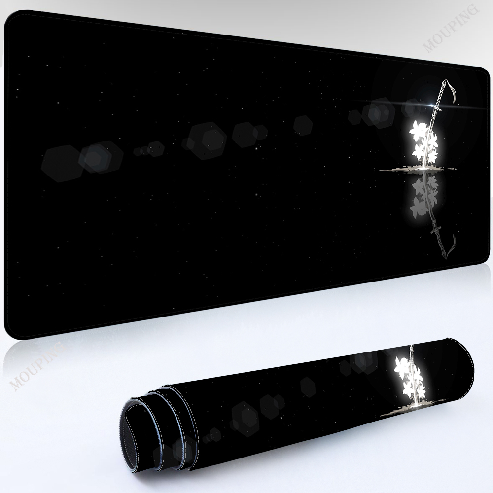Black Mausepad Art Table Mouse - Laptop Accessories For Protection avaliação e preço