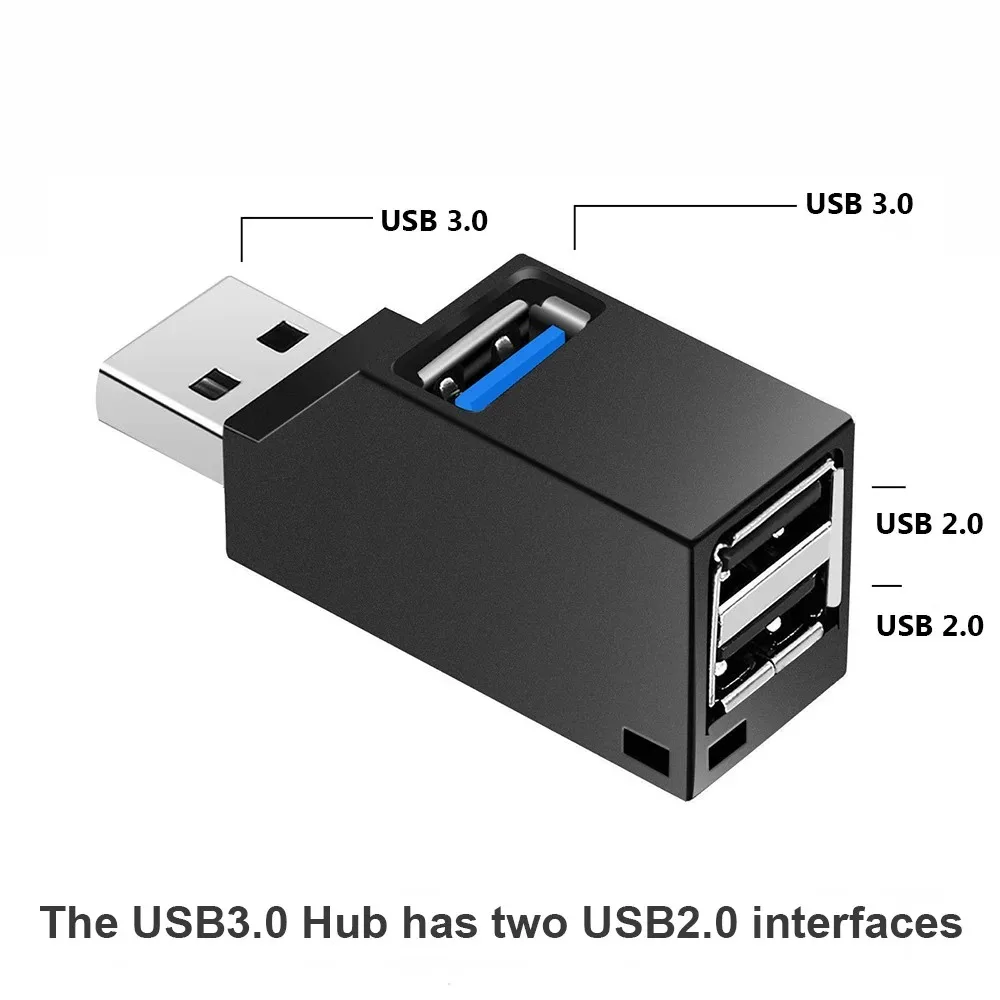 High Speed USB 3.0 HUB Adapter - Laptop Accessories Organizer avaliação e preço