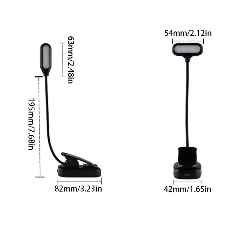 Mini LED Book Light with Clip, - Laptop Accessories Light avaliação e preço