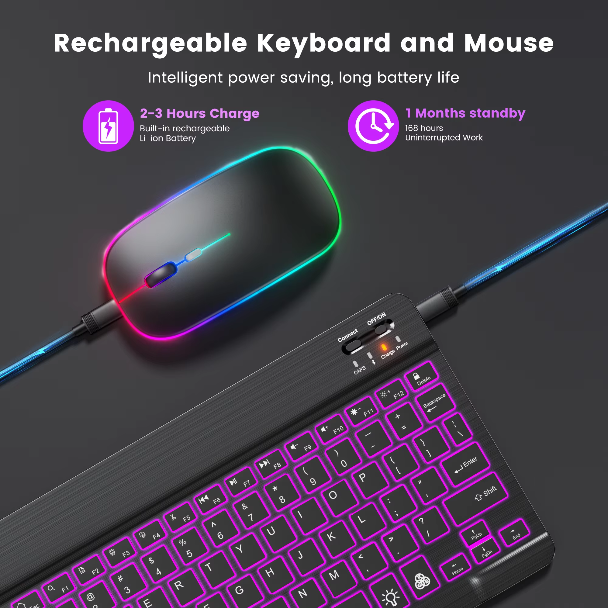 Mini Bluetooth Keyboard and Mo - Mini Wireless Mouse avaliação e preço