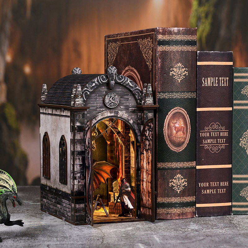 DIY Book Nook Kit Dragon Knigh - Laptop Accessories Light avaliação e preço