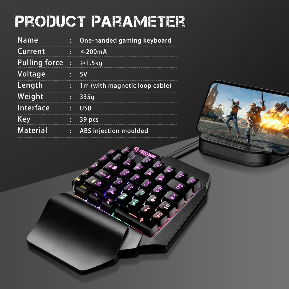 Keybcaps Gaming Mini One Hande - Xbox Laptop Accessories avaliação e preço