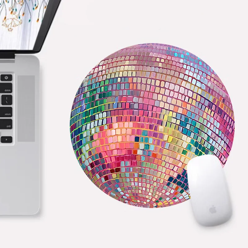 Rubber Round Pink Disco Ball M - Laptop Accessories For Protection avaliação e preço