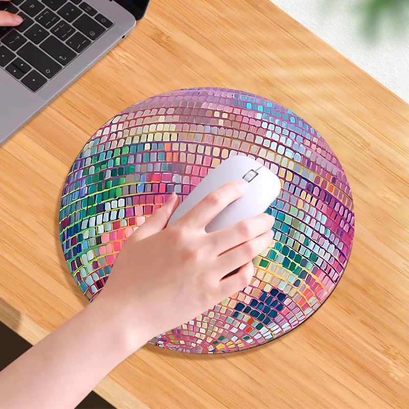 Rubber Round Pink Disco Ball M - Laptop Accessories For Protection avaliação e preço