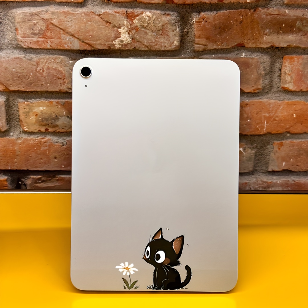 1PC Cute Black Cat Flower Stic - Laptop Accessories Light avaliação e preço