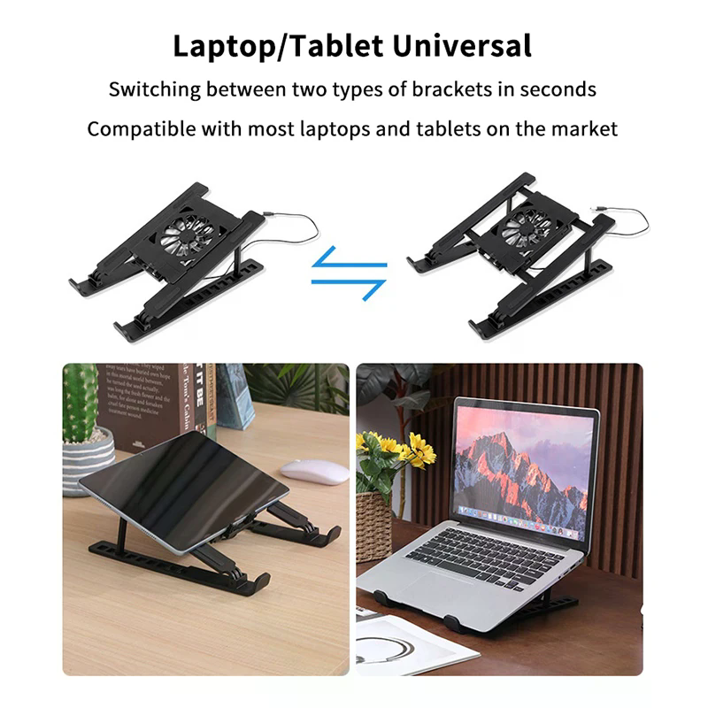Foldable Laptop Cooling Pad Po - Laptop Accessories Organizer avaliação e preço