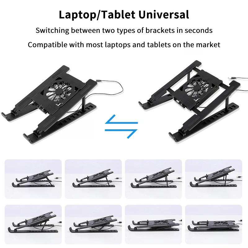 Foldable Laptop Cooling Pad Po - Laptop Accessories Organizer avaliação e preço