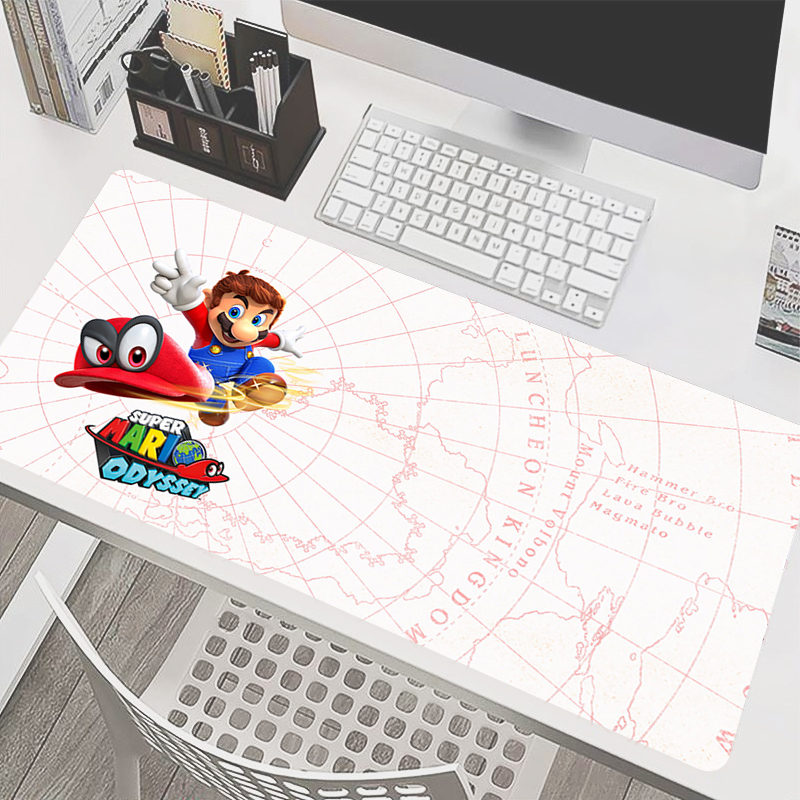 90x40cm Mouse Pad M-Mario Anim - Keyboard Laptop Accessories avaliação e preço