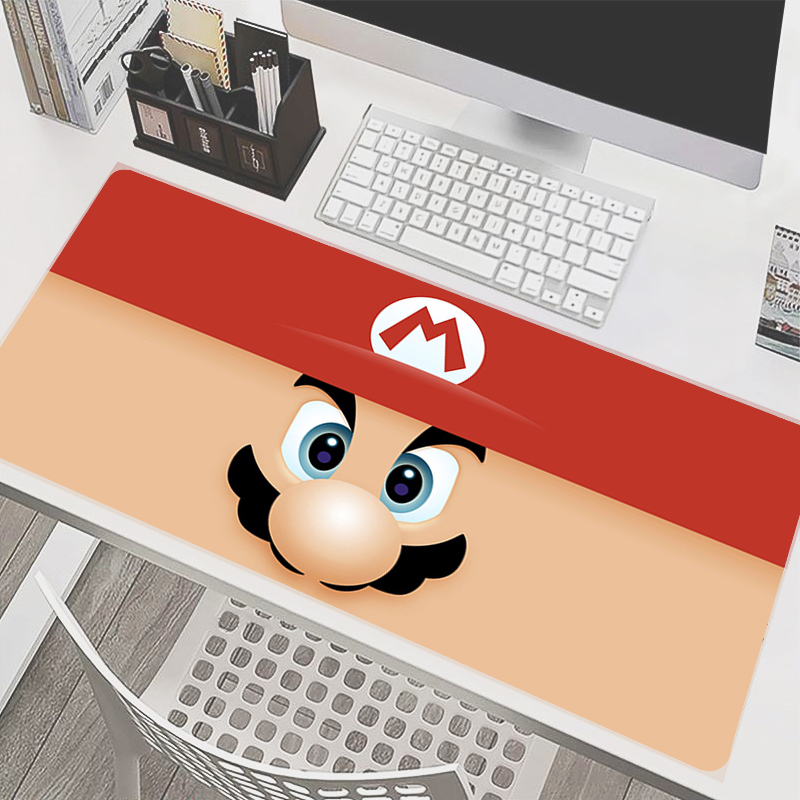 90x40cm Mouse Pad M-Mario Anim - Keyboard Laptop Accessories avaliação e preço