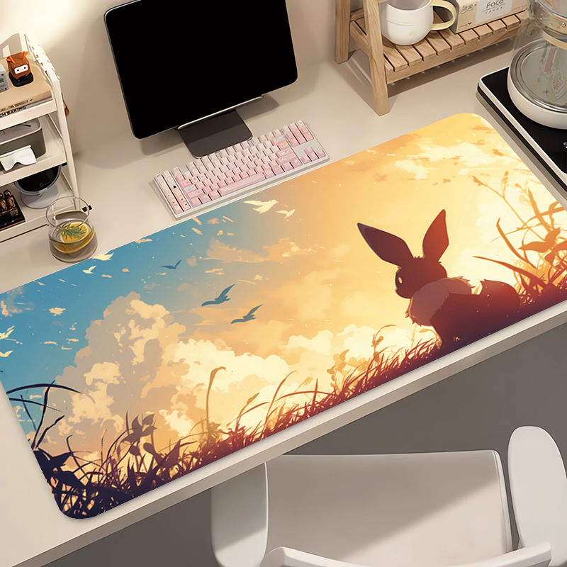 Anime Mouse Pad Pokemon Eevee  - Laptop Extra Accessories avaliação e preço