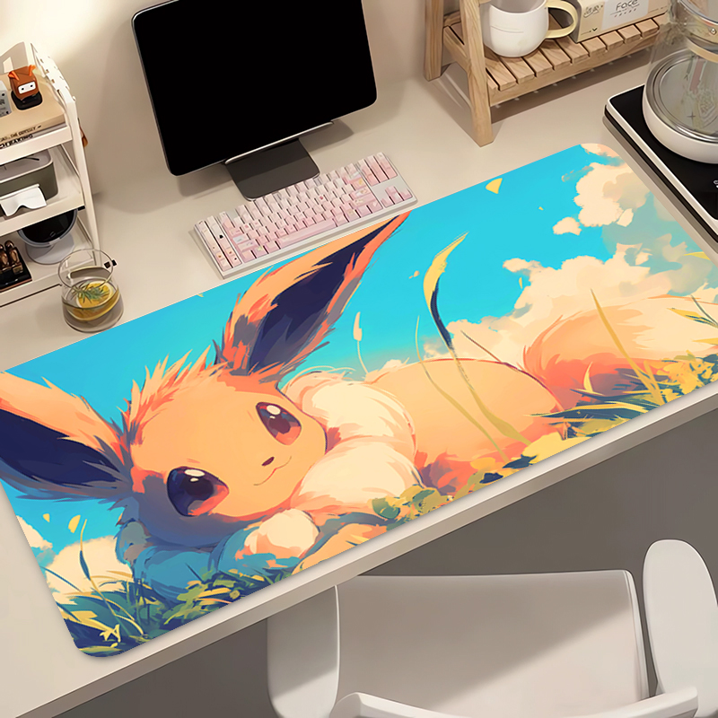 Anime Mouse Pad Pokemon Eevee  - Laptop Extra Accessories avaliação e preço