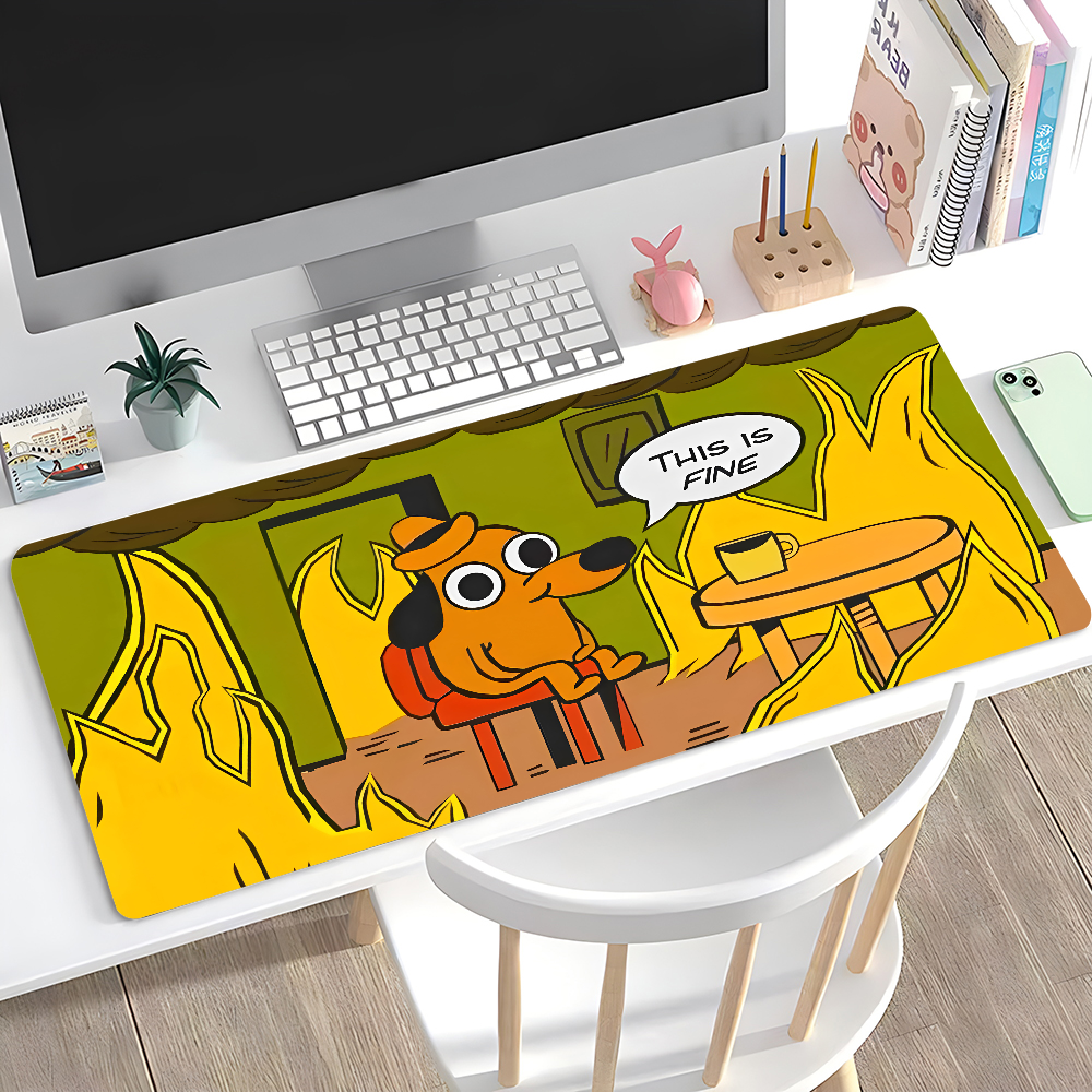 This Is Fine Dog Dachshund Mou - Laptop Extra Accessories avaliação e preço