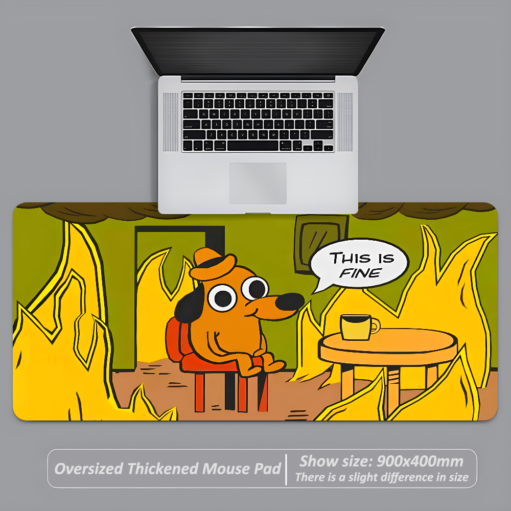 This Is Fine Dog Dachshund Mou - Laptop Extra Accessories avaliação e preço