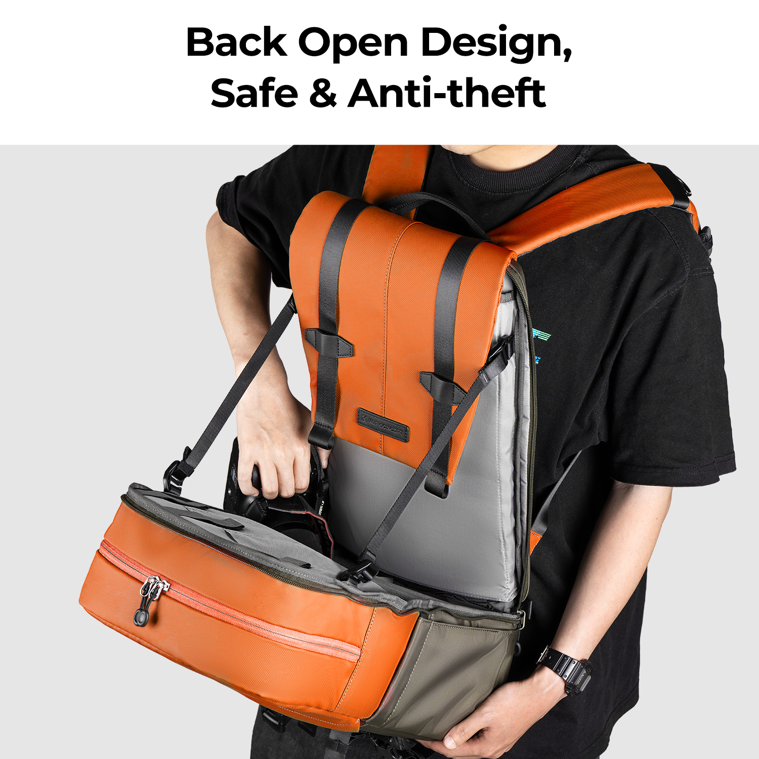 K&F CONCEPT Camera Backpack Tr - Laptop Accessories Case avaliação e preço