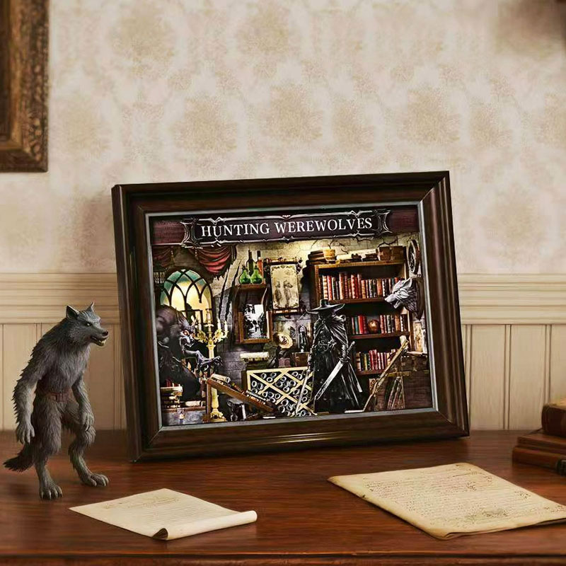DIY 3D Wooden Book Nook Kit Mi - Laptop Accessories Light avaliação e preço