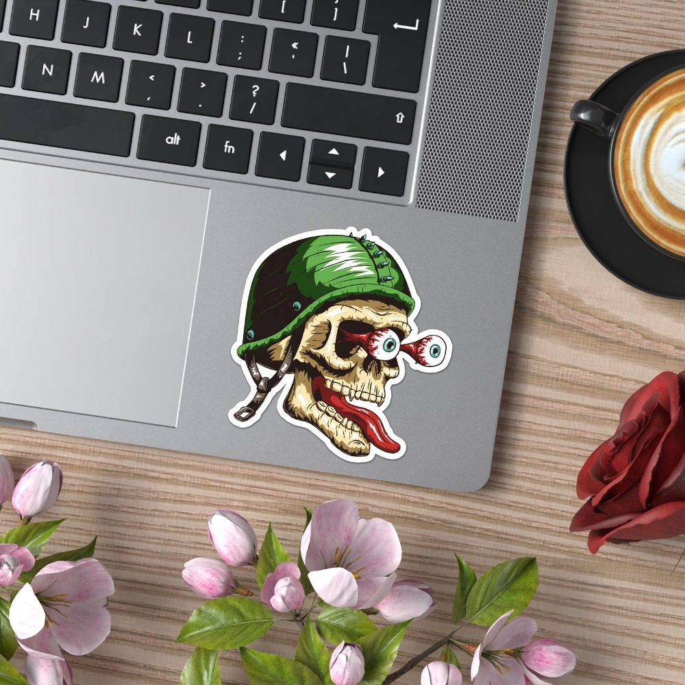 Skull Eyeballs Vinyl Anime Mus - Laptop Accessories You Must Have avaliação e preço