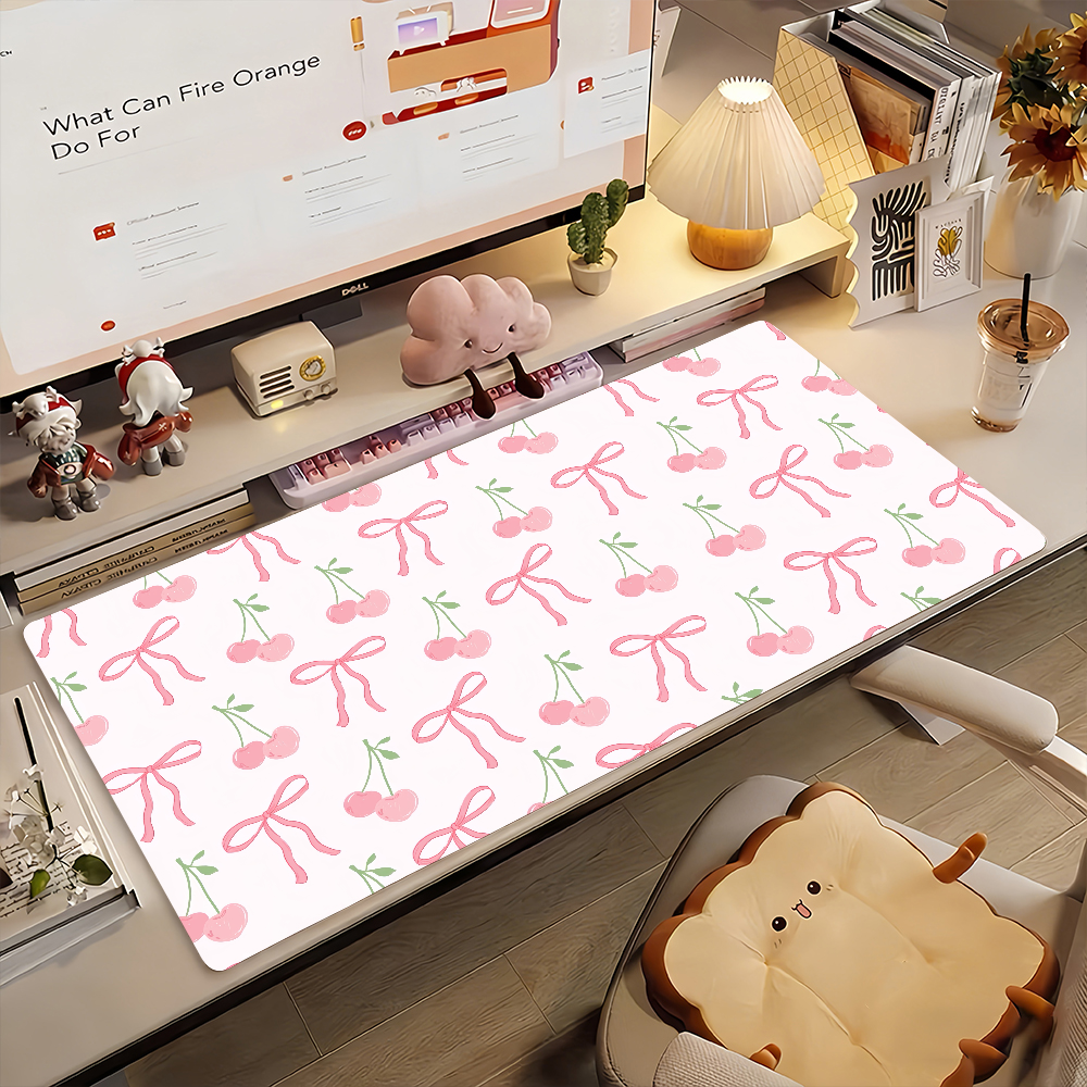 Floral Bow Flower Mouse Pad No - Laptop Accessories For Protection avaliação e preço