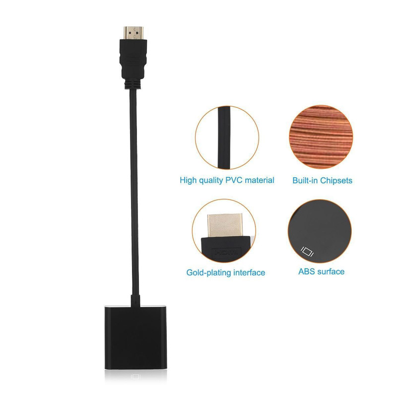 HDMI-compatible to VGA Adapter - Xbox Laptop Accessories avaliação e preço