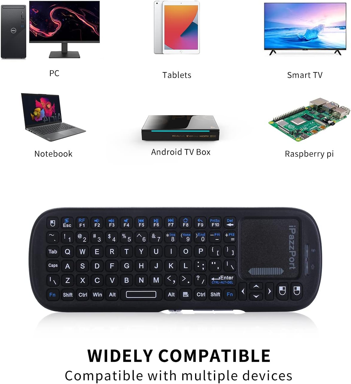 QWERTY Wireless Mini  Keyboard - Laptop Accessories Combo avaliação e preço