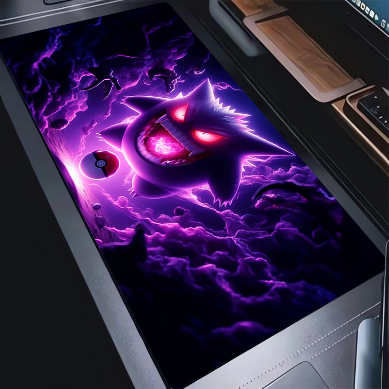 Mouse Pad Pokemon Gengar 90x40 - Keyboard Laptop Accessories avaliação e preço