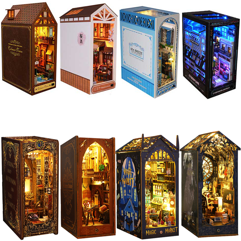 DIY Book Nook Kit Miniature Do - Laptop Accessories Light avaliação e preço