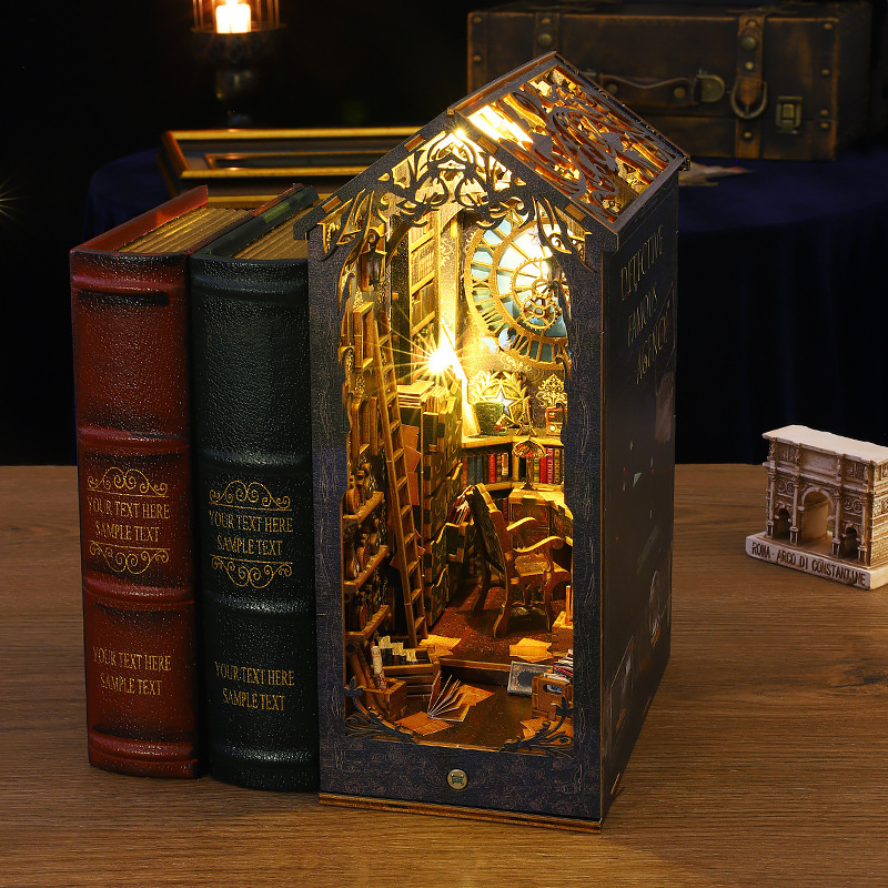 DIY Book Nook Kit Miniature Do - Laptop Accessories Light avaliação e preço