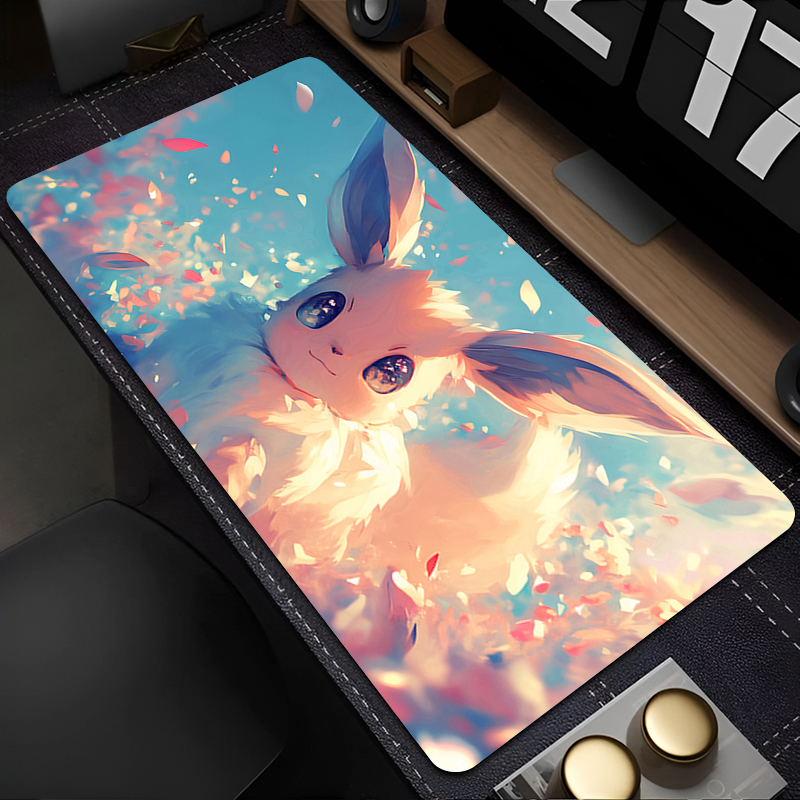 Mouse Pad Pokemon Eevee 90x40c - Keyboard Laptop Accessories avaliação e preço