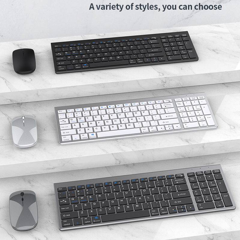 JOMAA Bluetooth&2.4G USB Keybo - Laptop Accessories Combo avaliação e preço