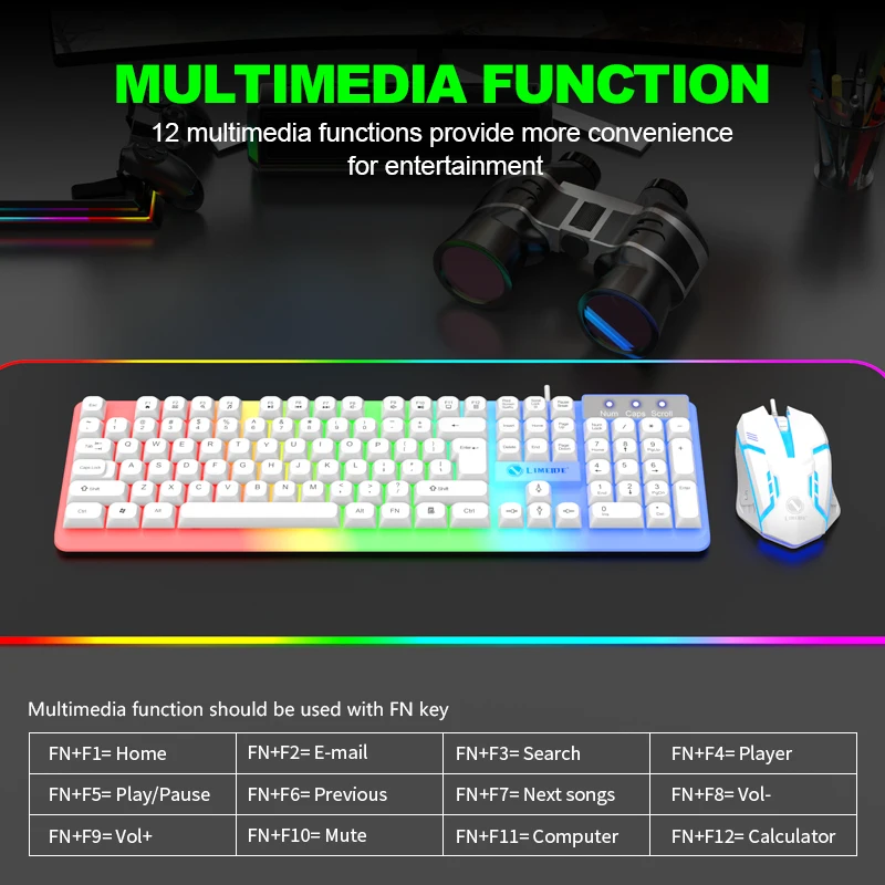 NG GTX350 Gaming Keyboard Mous - Laptop Accessories Combo avaliação e preço