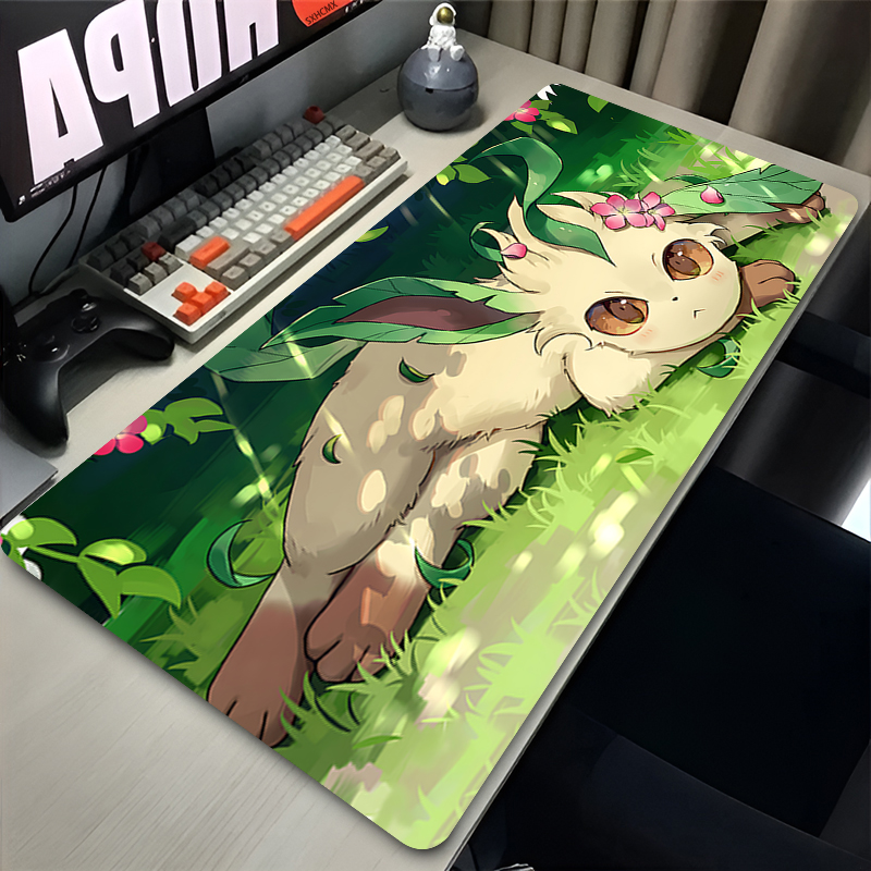 Mouse Pad Gamer P-pokemon Leaf - Keyboard Laptop Accessories avaliação e preço