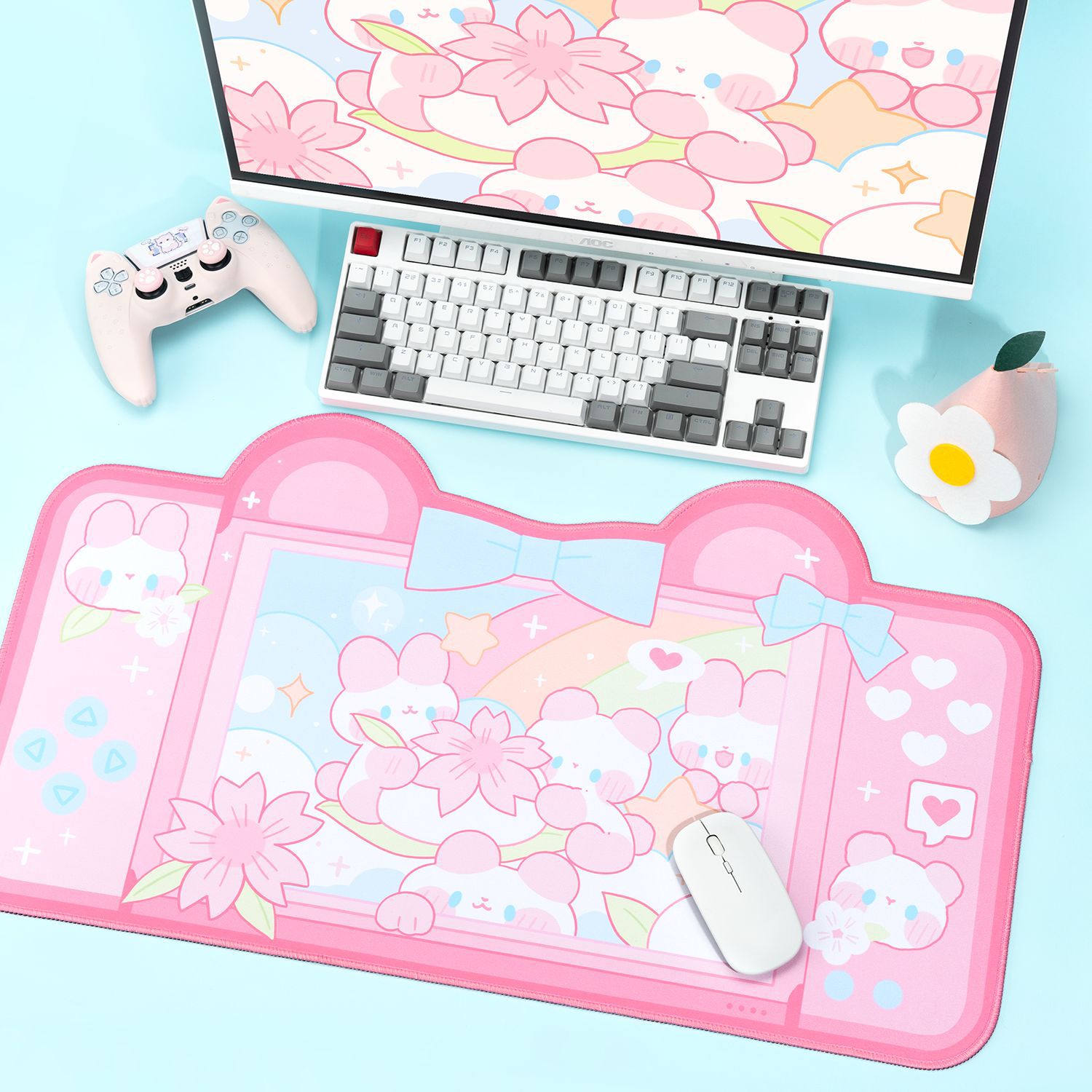 Extra Large Kawaii Gaming Mous - Laptop Extra Accessories avaliação e preço