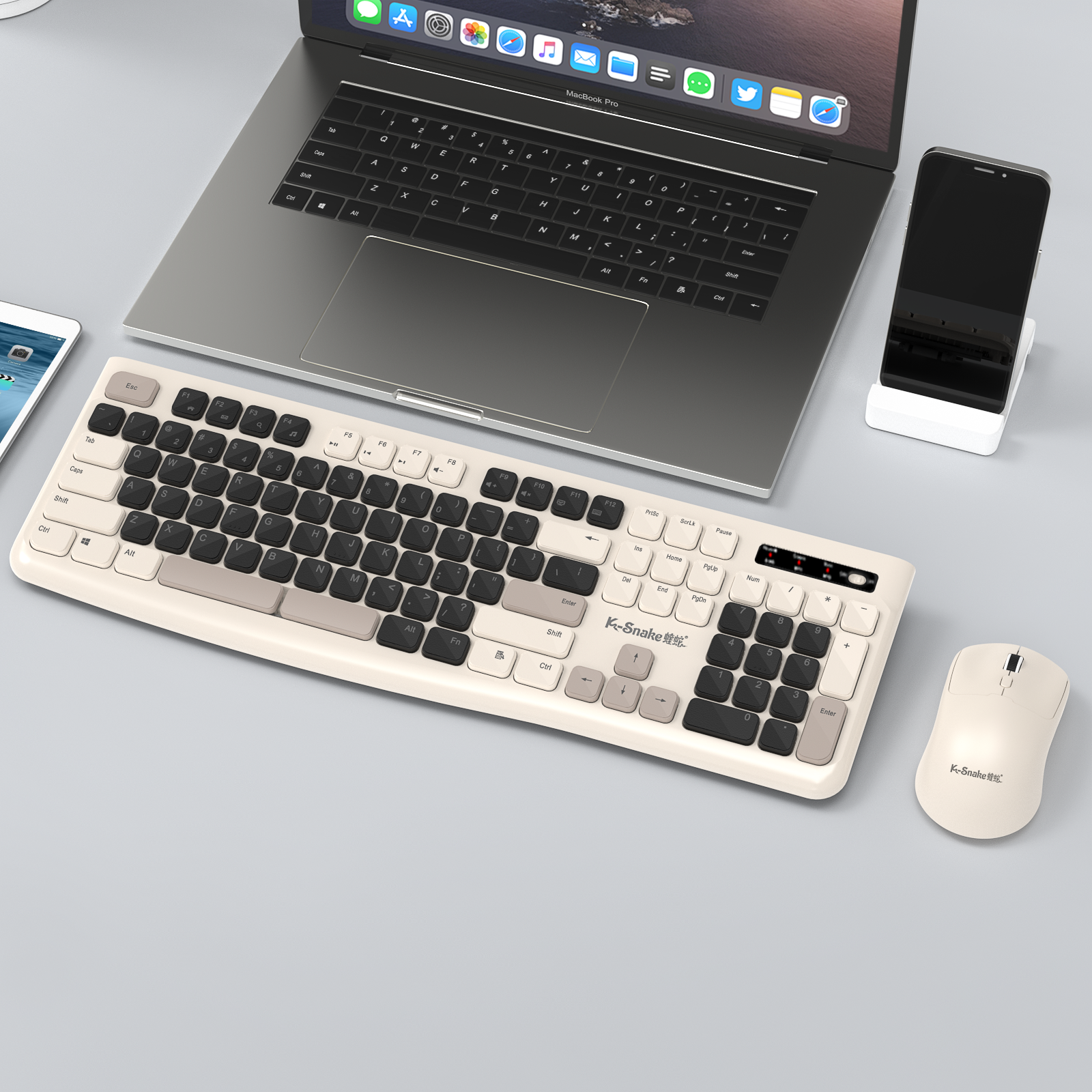 Ks Bluetooth Keyboard and Mous - Laptop Accessories Combo avaliação e preço