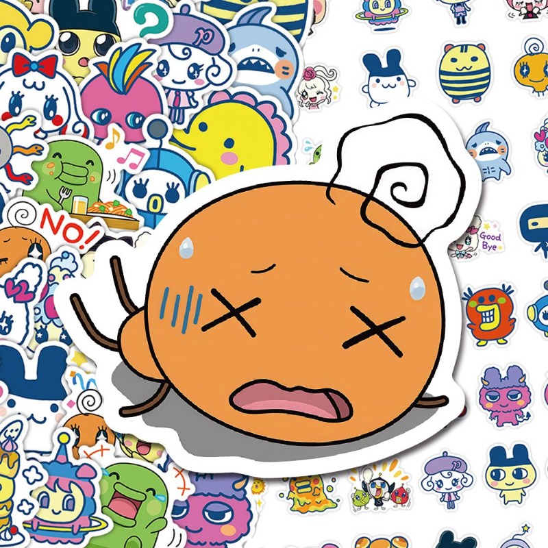 Japanese Tamagotchi Stickers E - Laptop Accessories Case avaliação e preço