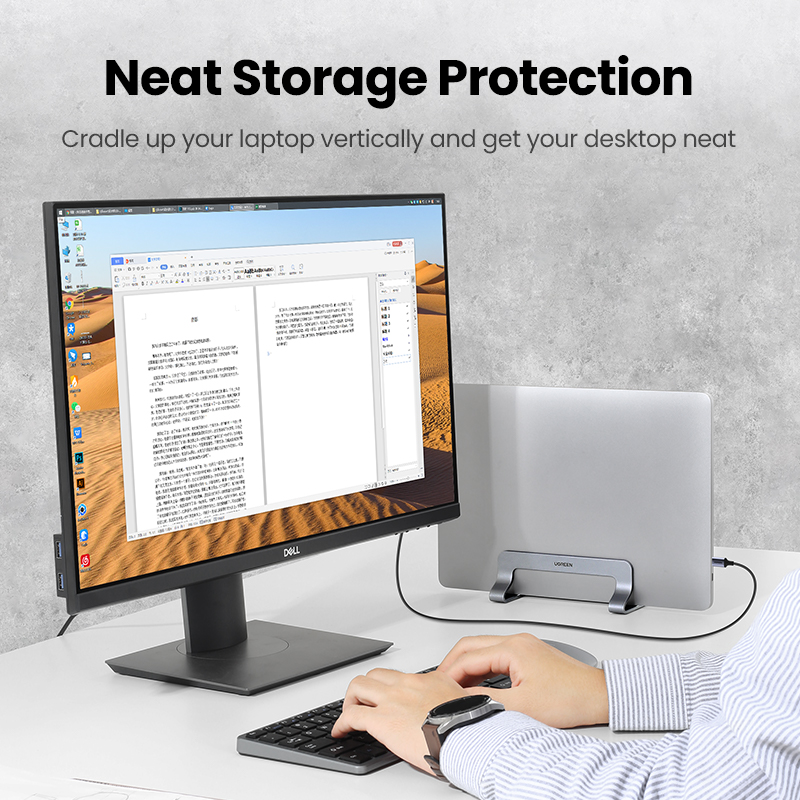 UGREEN Vertical Laptop Stand H - Laptop Accessories Organizer avaliação e preço