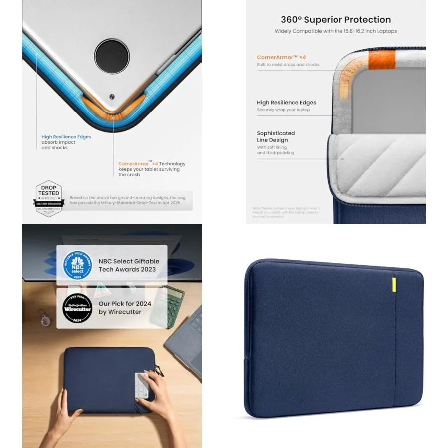 360° Protective Laptop Sleeve  - Laptop Accessories For Asus Vivobook avaliação e preço