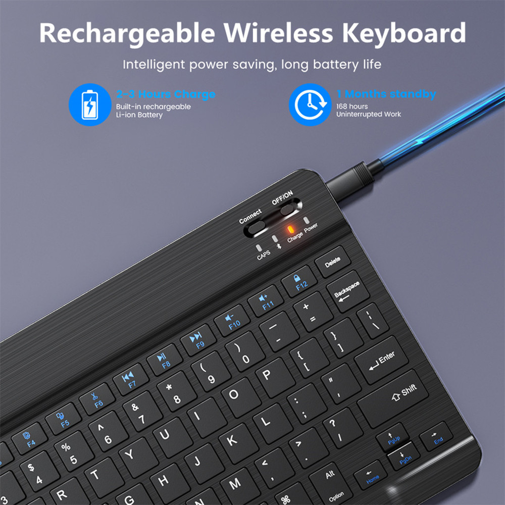 Bluetooth Wireless Keyboard Mo - Laptop Accessories Combo avaliação e preço