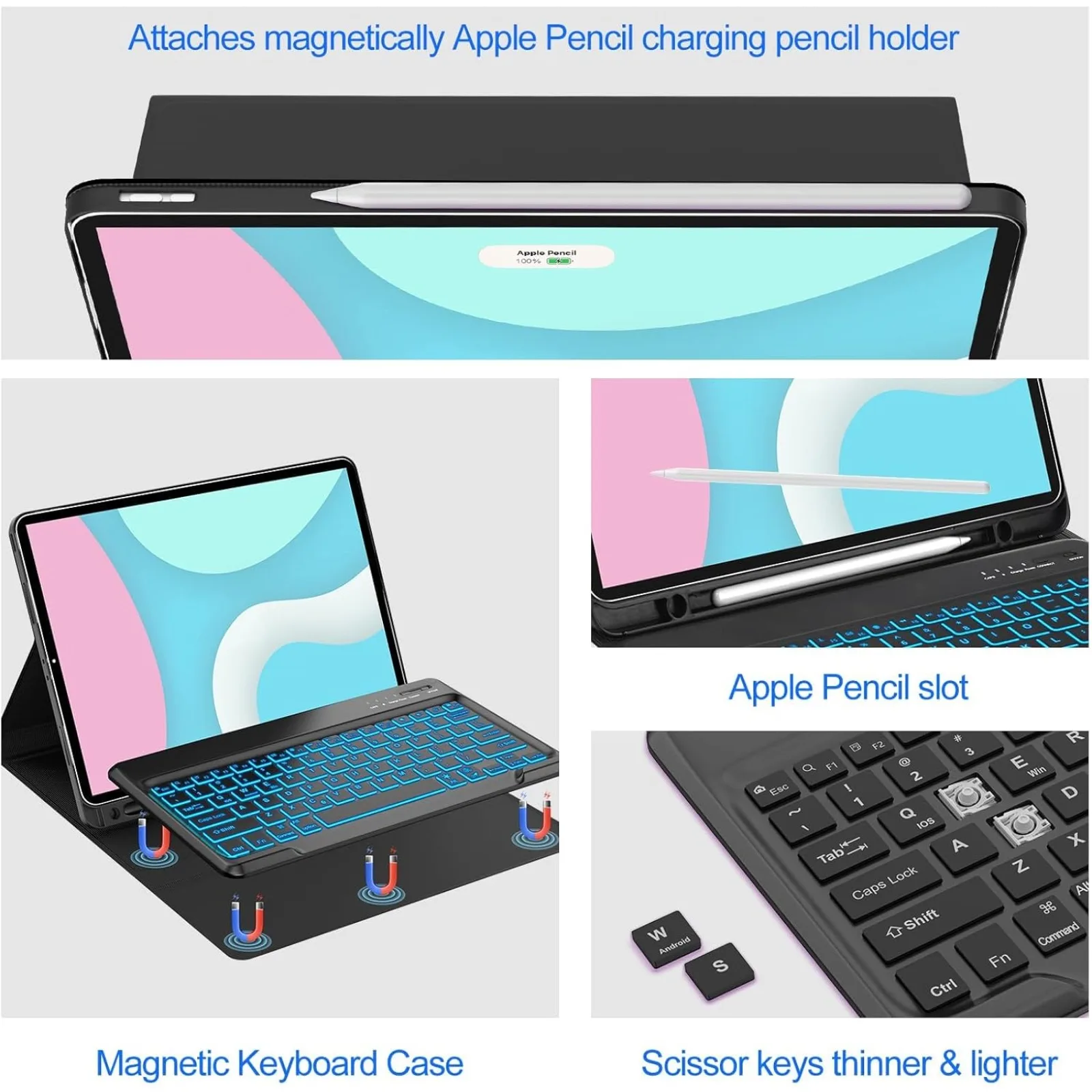 Keyboard Case & Mouse for iPad - Mini Wireless Mouse avaliação e preço