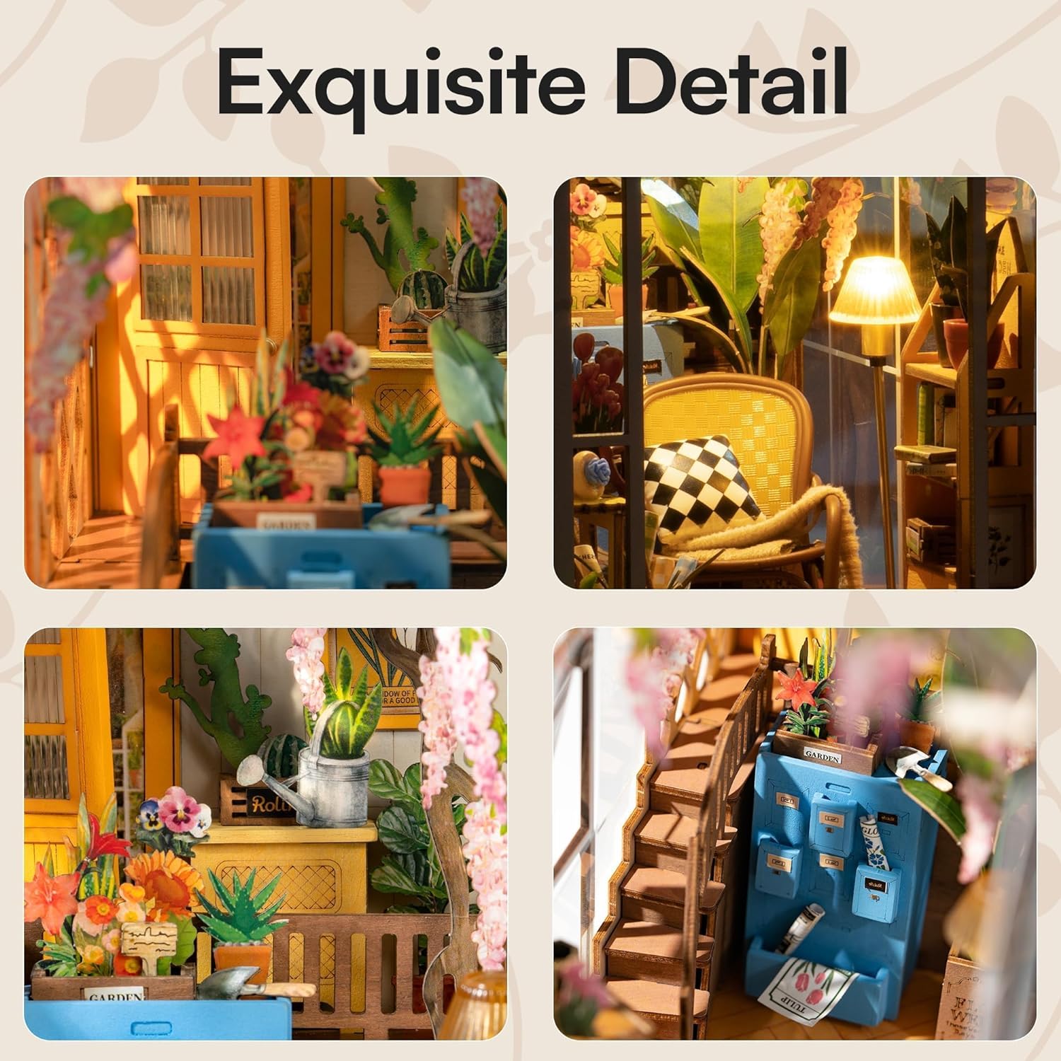 Rolife Gardenhouse Book Nook D - Laptop Accessories Light avaliação e preço
