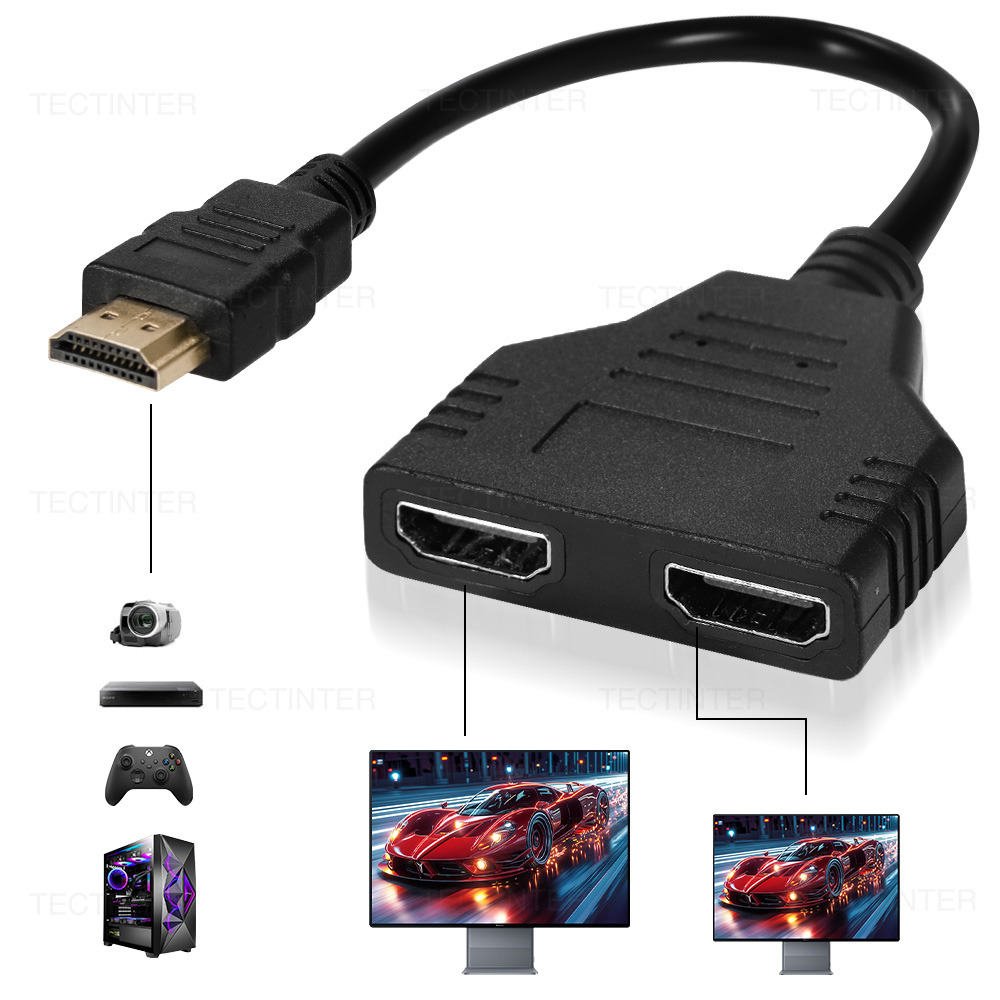 1080P 1 In 2 Out HDMI-compatib - Xbox Laptop Accessories avaliação e preço