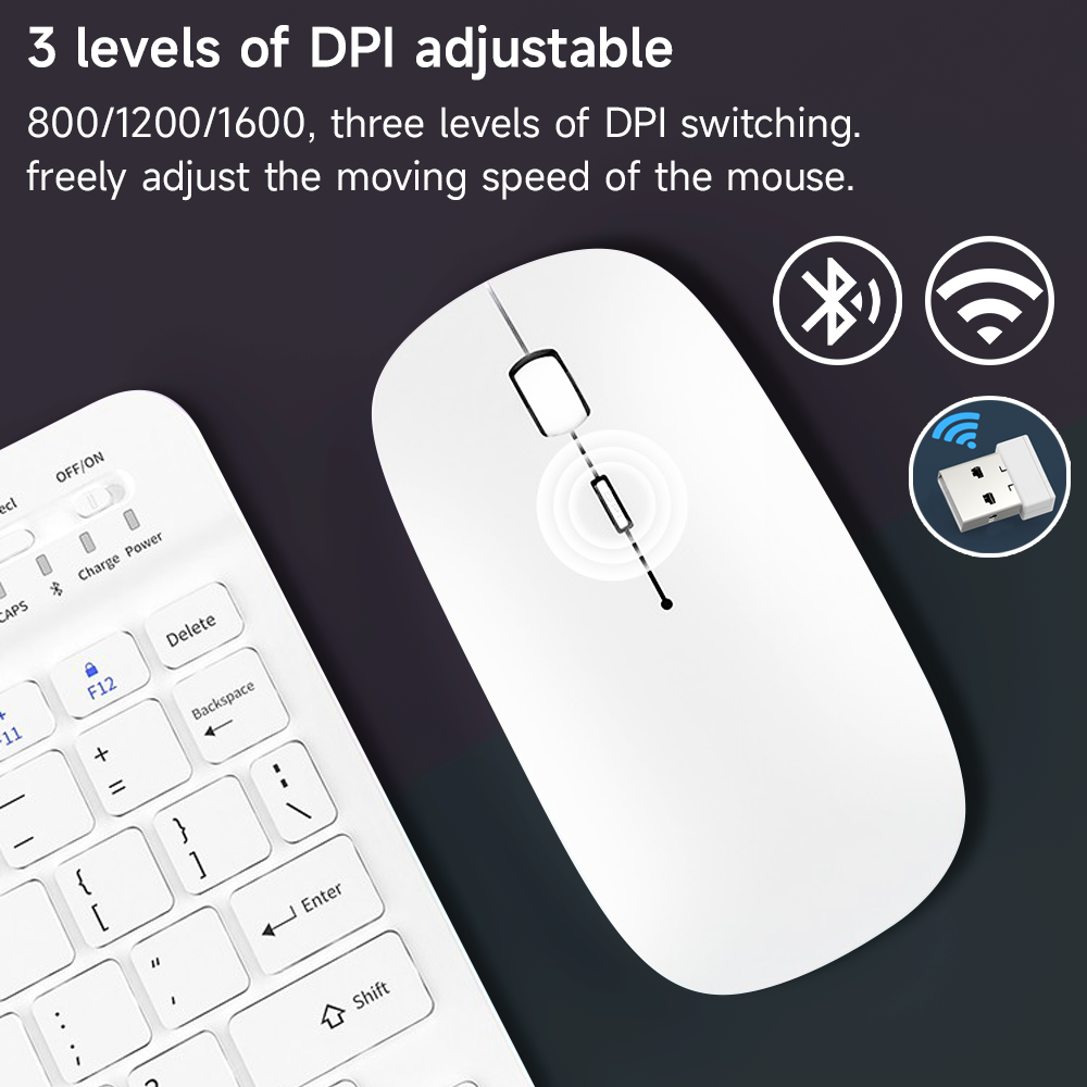 Wireless Keyboard For IOS Andr - Mini Wireless Mouse avaliação e preço