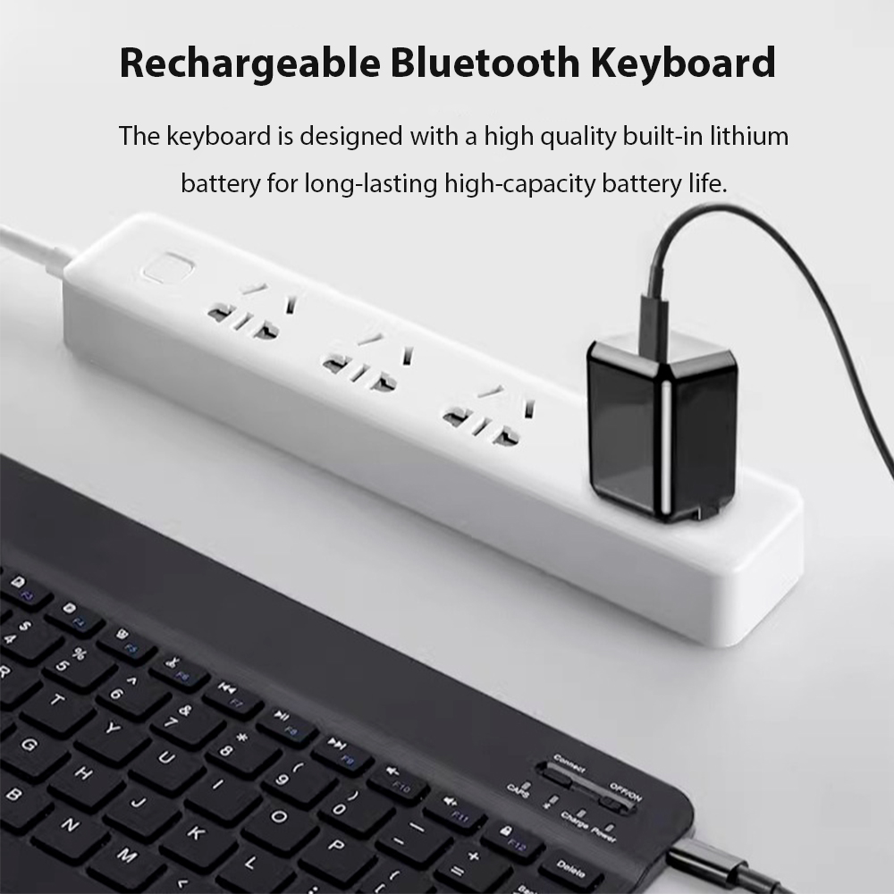 Bluetooth Wireless Keyboard Fo - Mini Wireless Mouse avaliação e preço