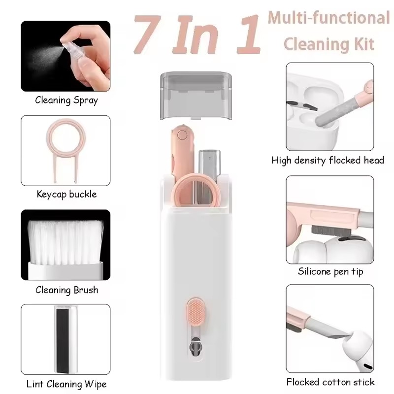 7 in 1 Cleaning Kit Computer K - Laptop Extra Accessories avaliação e preço