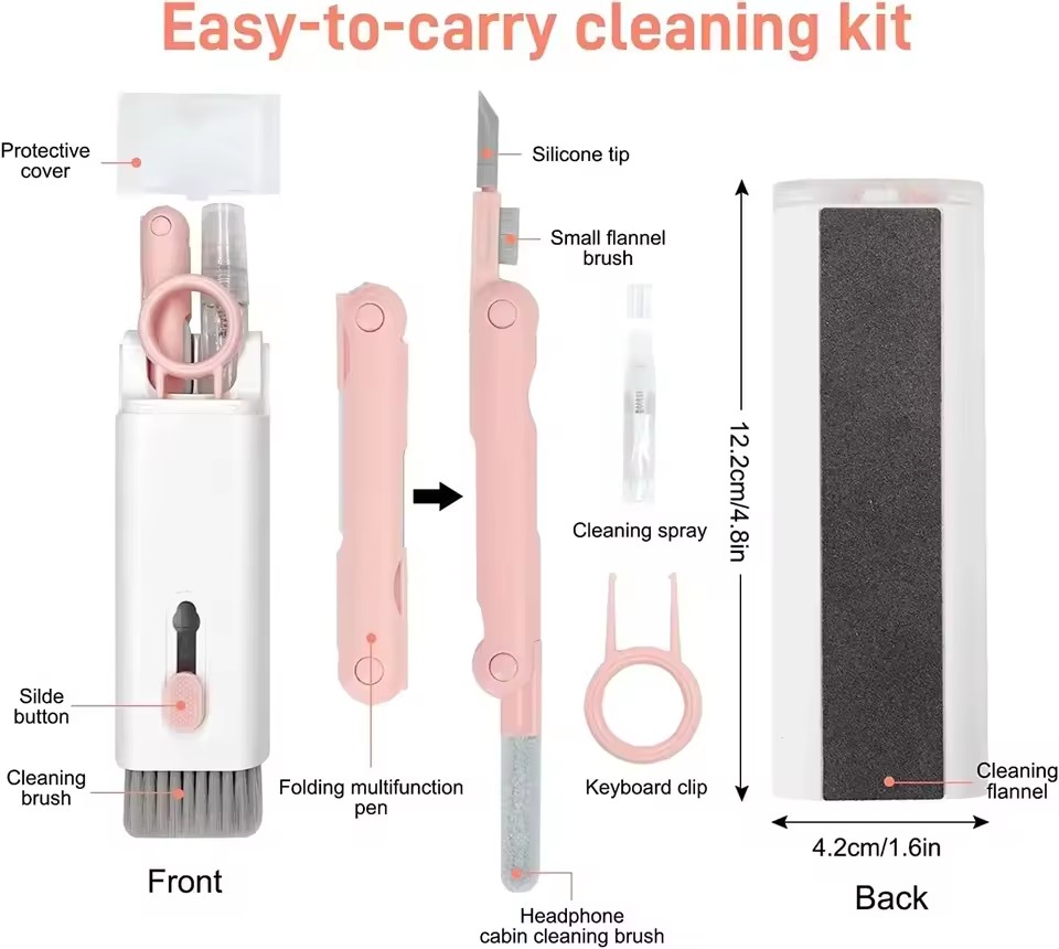 7 in 1 Cleaning Kit Computer K - Laptop Extra Accessories avaliação e preço