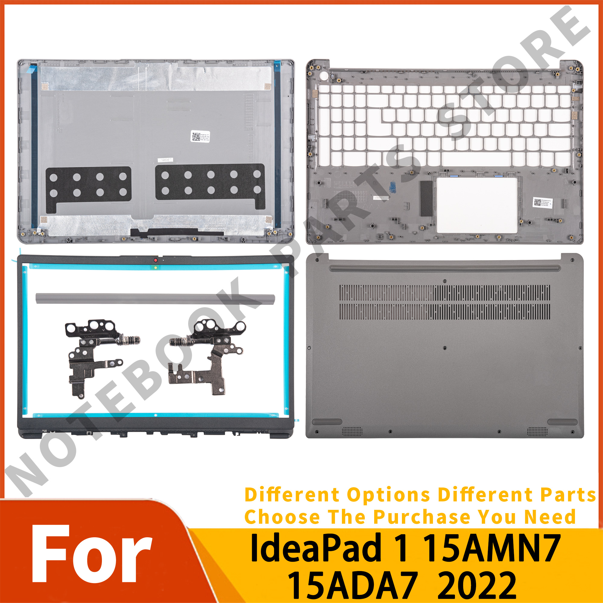 Parts For IdeaPad 1 15ADA7 1 1 - Laptop Accessories Case avaliação e preço