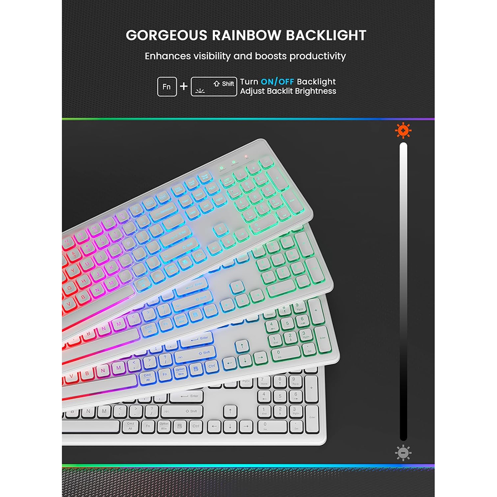 Backlit Wireless Keyboard and  - Laptop Accessories Combo avaliação e preço